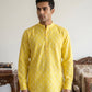 Cotton Blend Traditional Printed Short Kurta