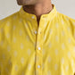 Cotton Blend Traditional Printed Short Kurta