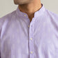 Cotton Blend Traditional Printed Short Kurta