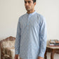 Cotton Blend Traditional Printed Short Kurta