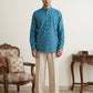 Cotton Blend Traditional Printed Short Kurta