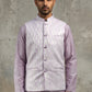 Men Jacquard Woven Design Nehru Jacket ( 65WC 4180Lavender )