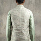 Men Jacquard Woven Design Nehru Jacket ( 65WC 4185Pista )