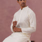 Silk Blend Embroidered Kurtas ( ANMKO 301Cream )  [RT] [L-6]
