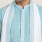 Embroidered & Sequin Kurta With Dupatta