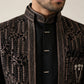 Men's Velvet Embroidered Indo-Western Set