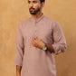 Solid Casual Short Kurta for Men ( ANMKO 304Peach )