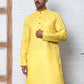 Solid Kurta for Men ( ANMKO 273Lemon )  [RT] [H-3]