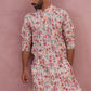 Cotton Blend Printed Kurtas ( ANMKO 275Peach )  [RT] [L-3]
