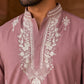 Embroidered Japanese Fabric Kurta ( 65KO 5638 Magenta )
