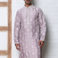 Festival Silk Blend Embroidered Kurtas ( ANMKO 276Purple )  [RT] [N-6]