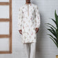 Silk Blend Floral Embroidered Kurtas ( HOPKO 010White )  [RT] [P-6]