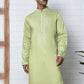 Embroidered Silk-Blend Kurtas ( ANMKO 292Green )