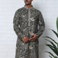 Embroidered Silk-Blend Kurtas ( ANMKO 289Olive )  [RT] [H-5]