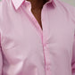 Satin Lycra Solid Casual Shirt for Men ( RDSH 008Pink )