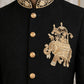 Japanese Embroidered Indo-Western Set ( 50JIND 156Black S )