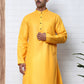 Solid Kurta for Men ( ANMKO 273Mustard )  [RT] [H-3]