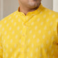 Floral Printed Kurta with Pyjama for Men
