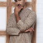 Geometric Sequin Pattern Kurtas ( ANMKO 282Brown )  [RT] [L-4]