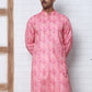 Men's Festive Sequins & Thread Work Kurtas ( ANMKO 288Pink )  [RT] [C-3]