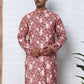 Thread Work & Printed Cotton Blend Kurtas ( ANMKO 297Brown )  [RT] [D-3]