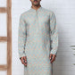 Viscose Rayon Self-Design Embroidered Kurtas ( ANMKO 278Green )  [RT] [M-6]