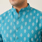 Floral Printed Kurta with Pyjama for Men