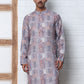 Thread Work & Printed Cotton Blend Kurtas ( ANMKO 297Grey )  [RT] [D-3]