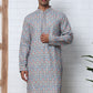 Viscose Rayon Self-Design Embroidered Kurtas ( ANMKO 278Grey )  [RT] [M-6]