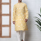 Festive Silk Blend Embroidered Kurtas ( HOPKO 011Yellow )  [RT] [P-3]