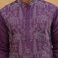 Festive Silk Blend Embroidered Kurta ( HOPKO 017Purple )  [RT] [P-7]