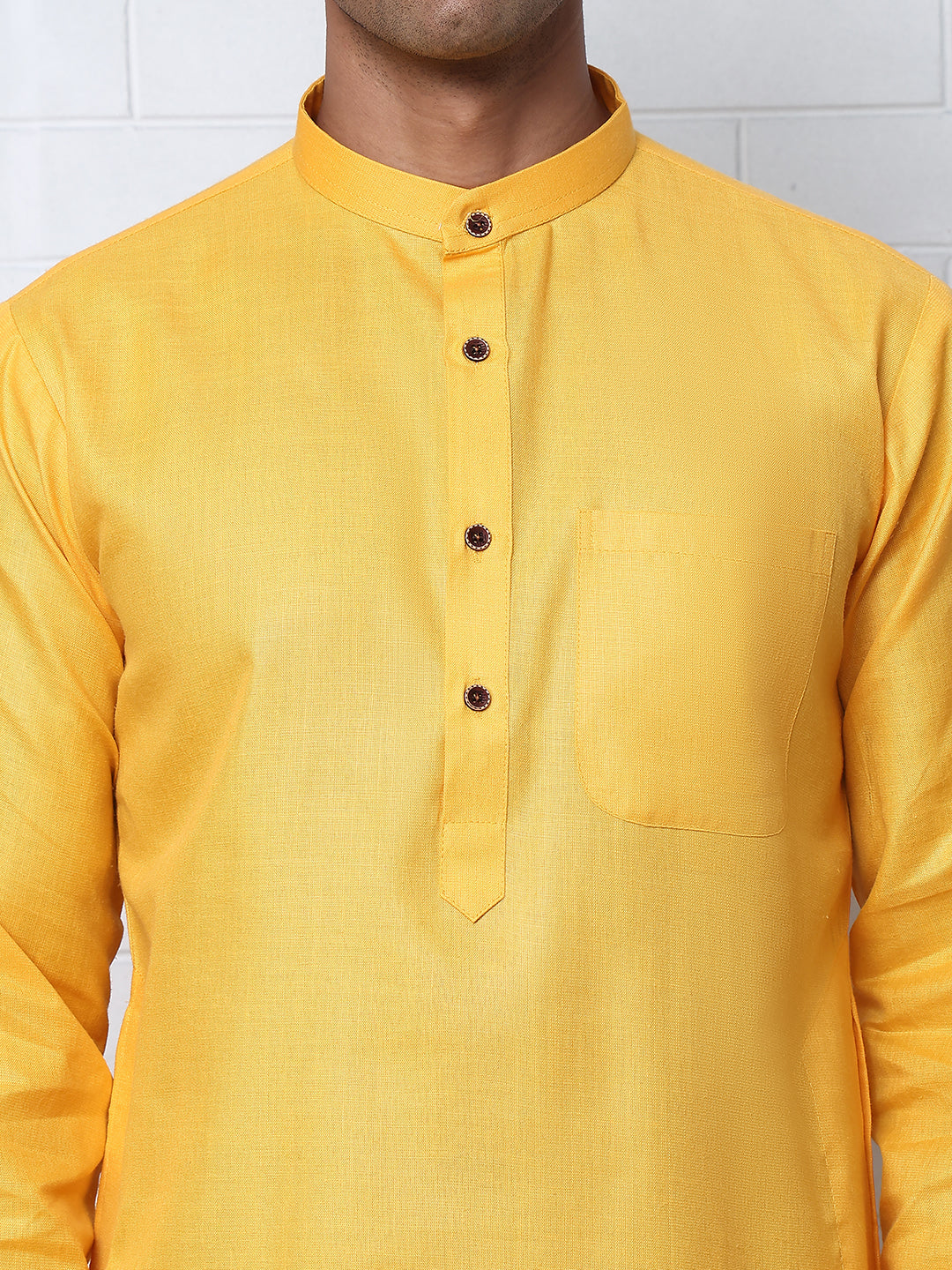 Solid Kurta for Men ( ANMKO 273Mustard )  [RT] [H-3]
