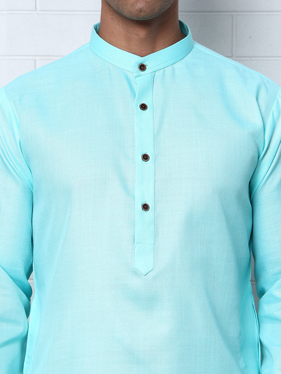 Solid Kurta for Men ( ANMKO 273Sky )  [RT] [H-3]