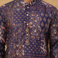 Traditional Printed Cotton Blend Kurta ( ANMKO 313Purple )