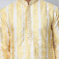 Men Silk Blend Festive Embroidered Kurtas ( ANMKO 299Yellow )  [RT] [C-2]
