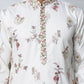 Silk Blend Floral Embroidered Kurtas ( HOPKO 010White )  [RT] [P-6]