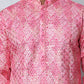 Men's Festive Sequins & Thread Work Kurtas ( ANMKO 288Pink )  [RT] [C-3]