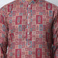 Thread Work & Printed Cotton Blend Kurtas ( ANMKO 297Maroon )  [RT] [D-3]
