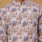 Cotton Blend Floral Printed Kurtas ( HOPKO 008Blue )  [RT] [O-2]