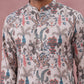 Men’s Stylish Printed Cotton Blend Kurtas ( ANMKO 274Blue )  [RT] [N-6]