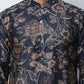 Cotton Blend Floral Printed Kurtas ( ANMKO 294Navy )  [RT] [M-5]