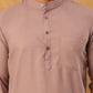 Solid Casual Short Kurta for Men ( ANMKO 304Peach )