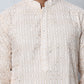 Embroidered Viscose Rayon Kurta ( ANMKO 280Beige )  [RT] [M-6]
