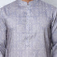 Bandhani Print Thread-Work Kurtas ( ANMKO 291Grey )  [RT] [L-5]