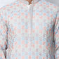 Viscose Rayon Self-Design Embroidered Kurtas ( ANMKO 278White )  [RT] [M-6]