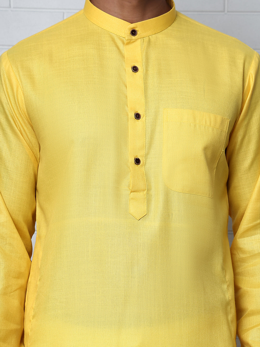 Solid Kurta for Men ( ANMKO 273Lemon )  [RT] [H-3]