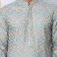 Viscose Rayon Self-Design Embroidered Kurtas ( ANMKO 278Green )  [RT] [M-6]