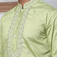 Embroidered Silk-Blend Kurtas ( ANMKO 292Green )