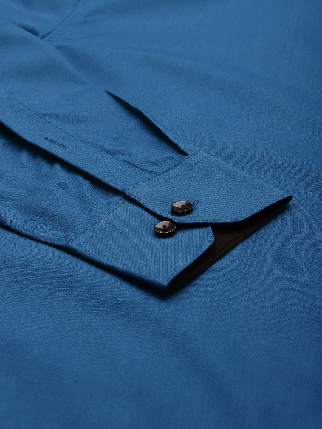 Indian Needle Pecock Green Formal Shirt with black detailing ( SF 411Peacock )