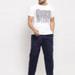 Indian Needle Men's Navy Blue Solid Cotton Track Pants ( JOG 011Navy )